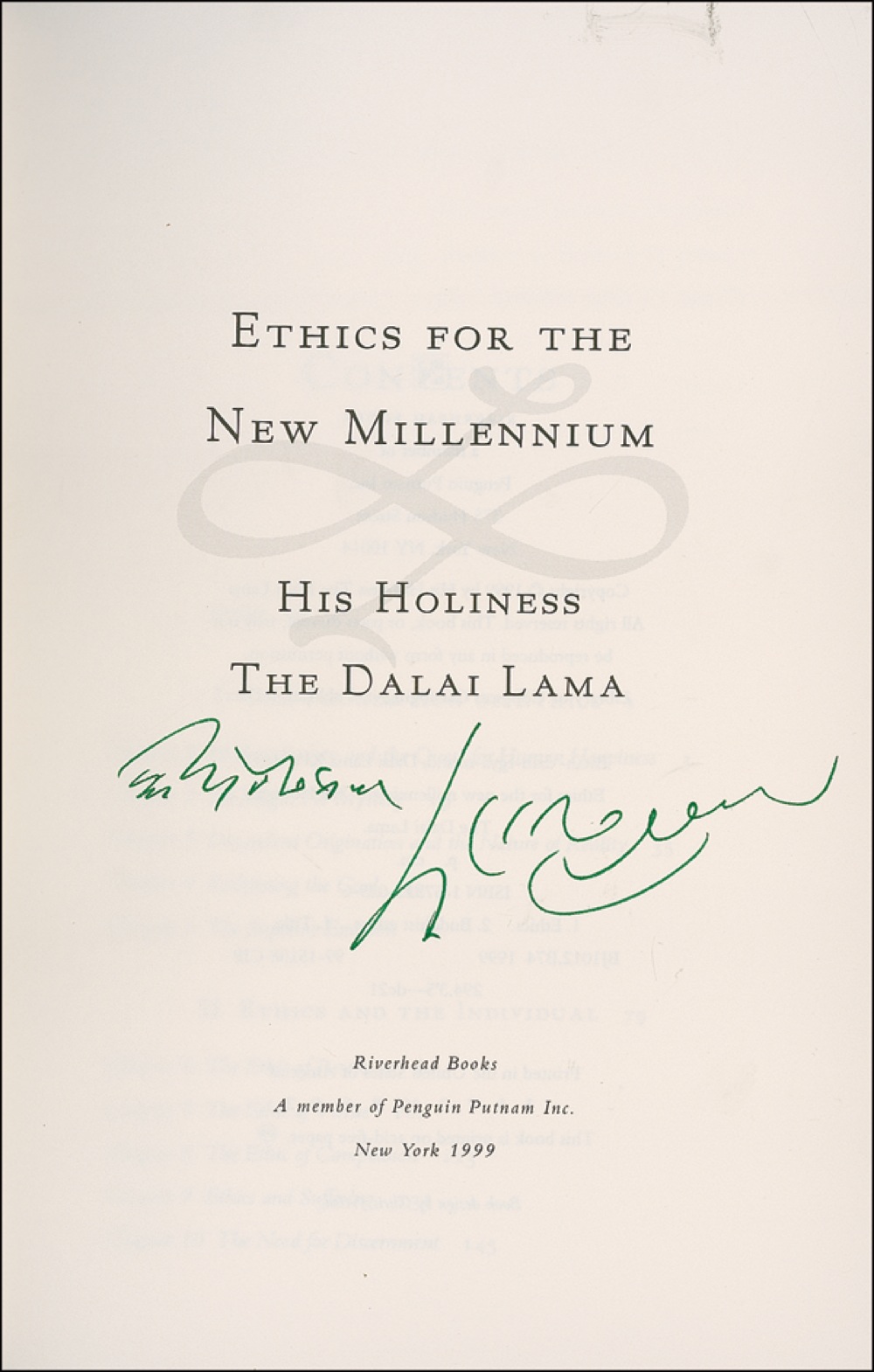 Lot #153 Dalai Lama