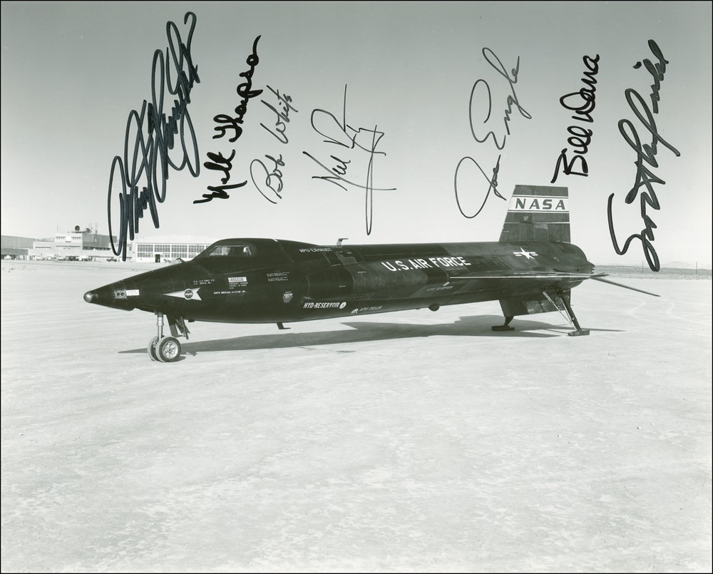 Lot #368 Neil Armstrong and X-15 Pilots