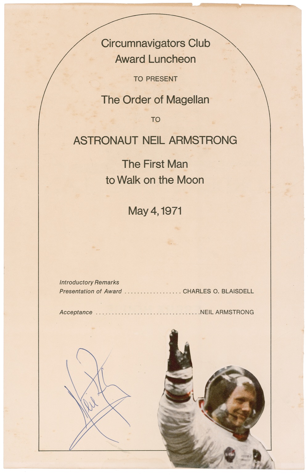 Lot #375 Neil Armstrong