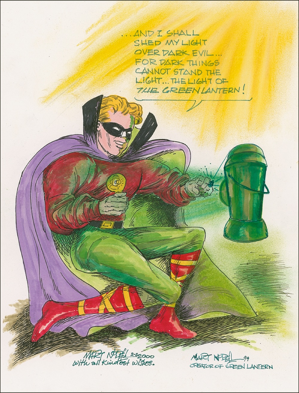 Lot #568 Green Lantern: Martin Nodell
