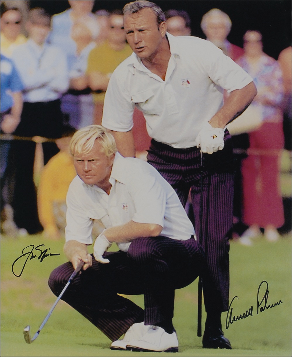 Lot #1310 Jack Nicklaus and Arnold Palmer
