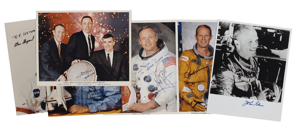 Lot #367 Neil Armstrong and Astronauts