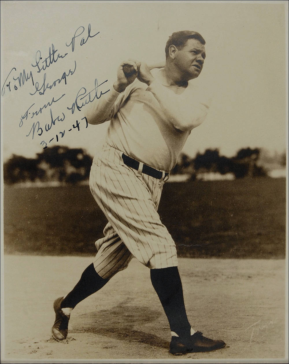 Sell Babe Ruth memorabilia, baseballs, autographs: RR Auction