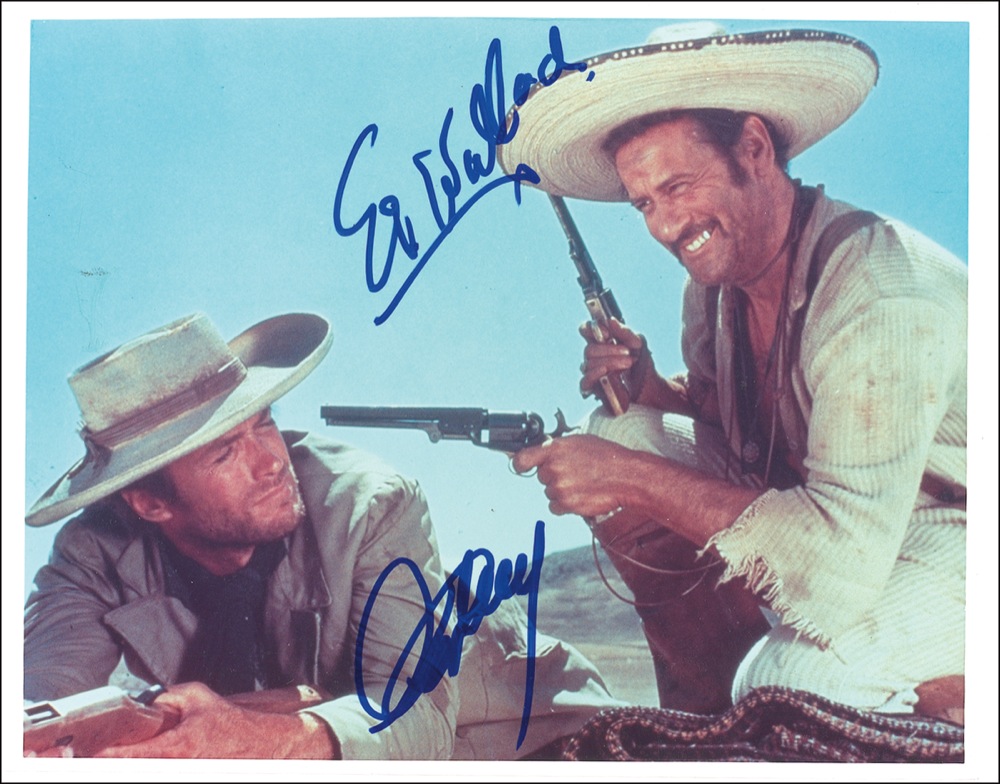 Lot #1061 Clint Eastwood and Eli Wallach