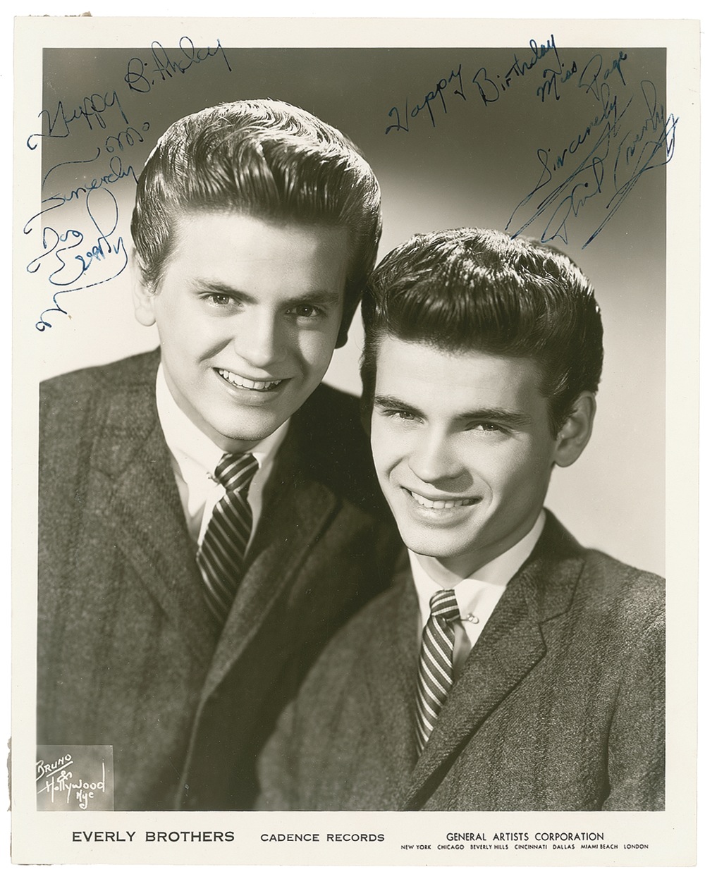 Lot #707 Everly Brothers