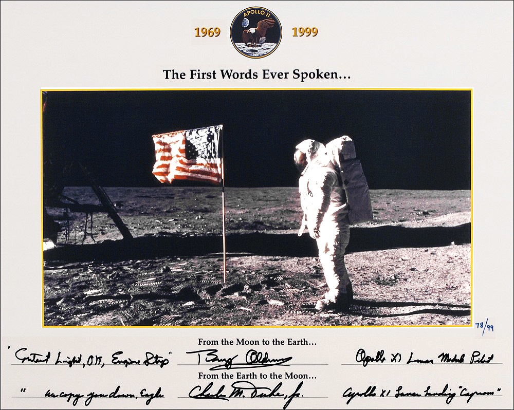 Lot #359 Apollo 11: Aldrin and Duke