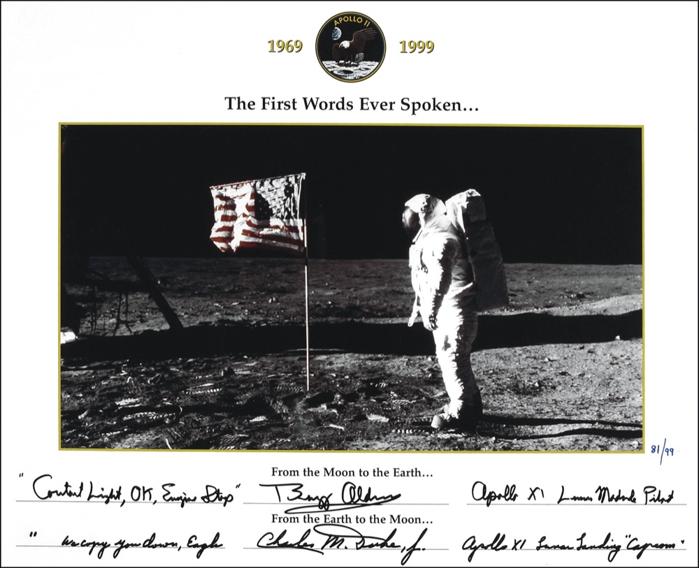 Lot #442 Apollo 11: Aldrin and Duke