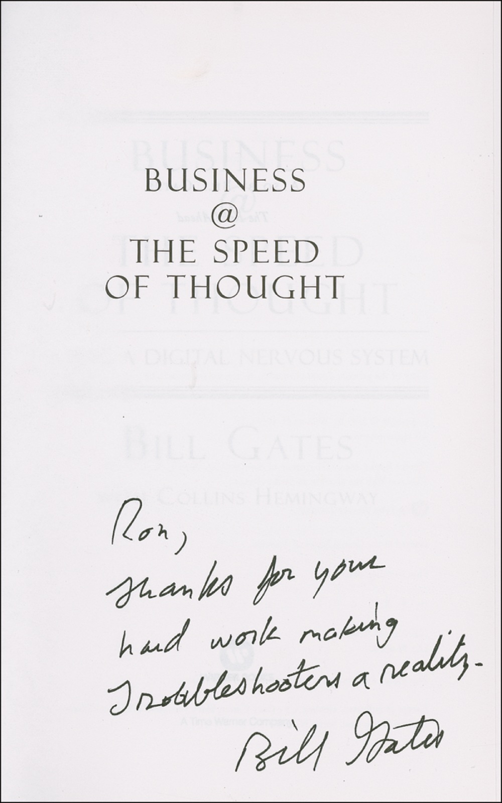 Lot #196 Bill Gates