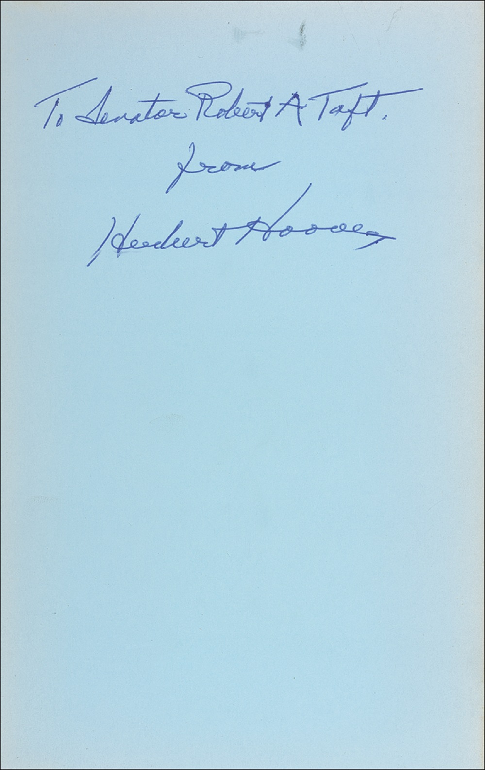 Lot #48 Herbert Hoover