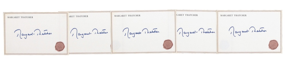 Lot #296 Margaret Thatcher