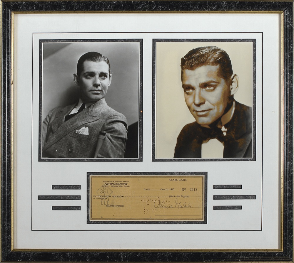 Lot #899 Gone With the Wind: Clark Gable