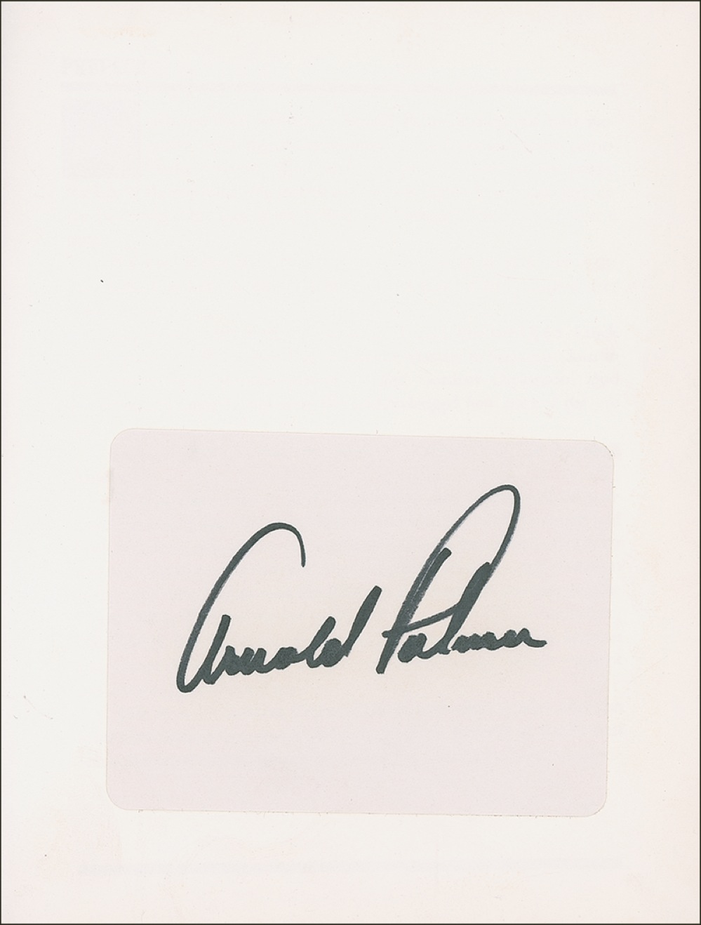 Lot #1317 Arnold Palmer