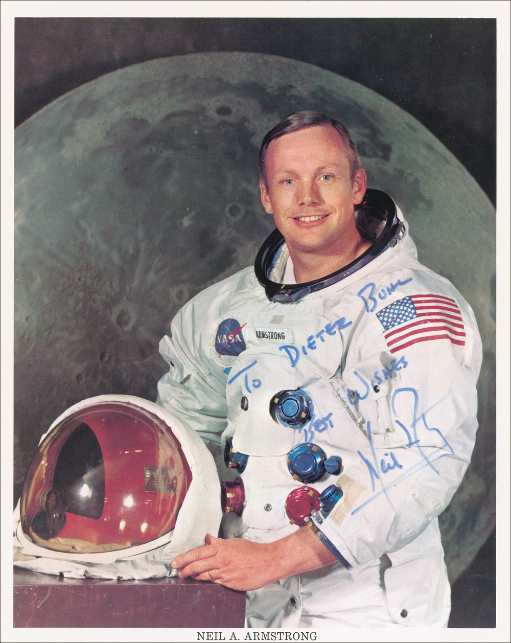 Lot #401 Neil Armstrong and Buzz Aldrin
