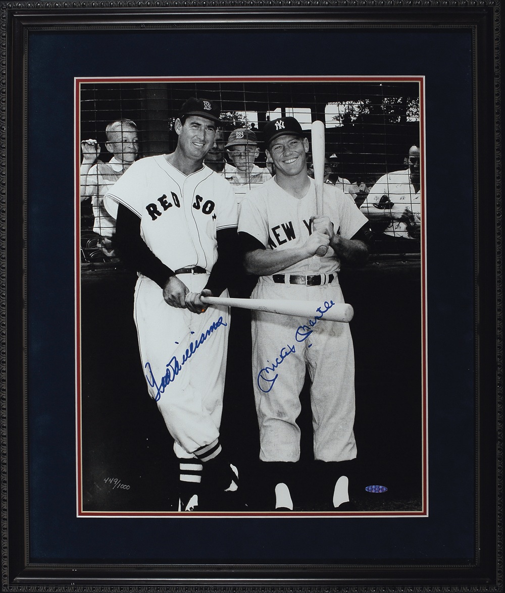 Lot #1278 Mickey Mantle and Ted Williams