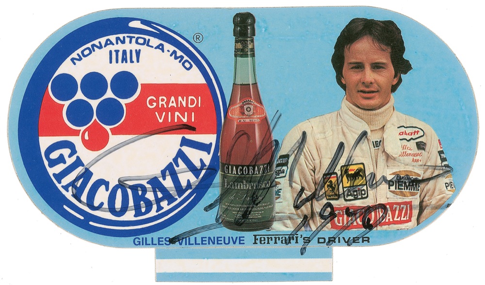 Lot #1354 Gilles Villeneuve