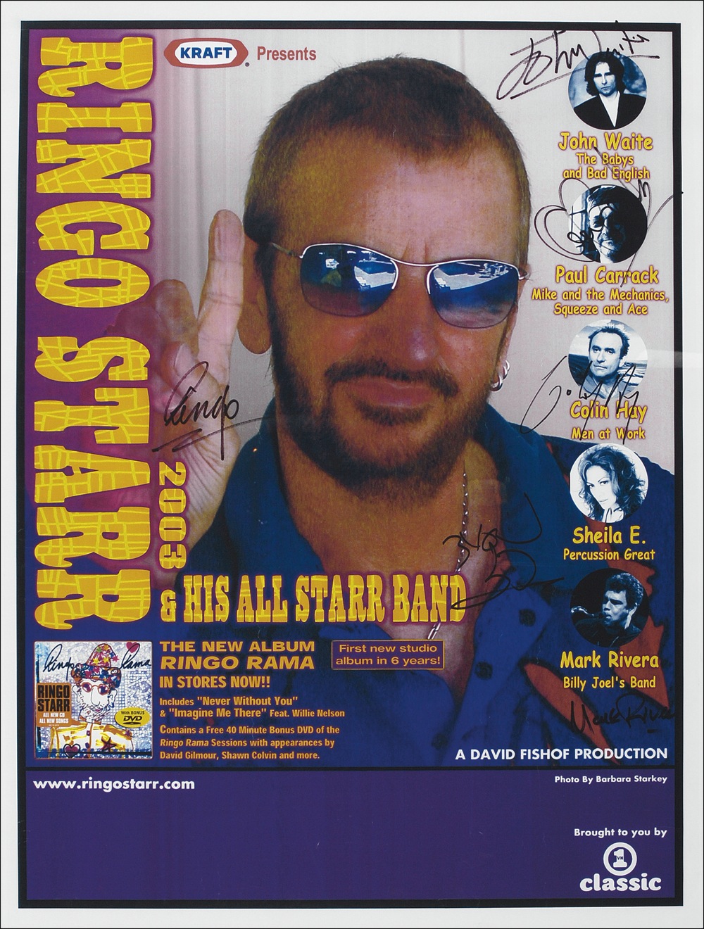 Lot #664 Beatles: Ringo Starr and his All Star