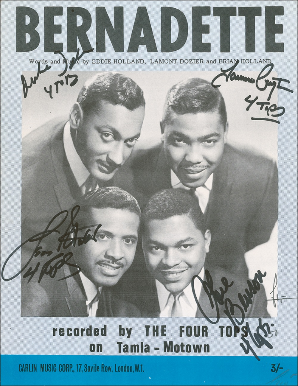 Lot #698 Four Tops