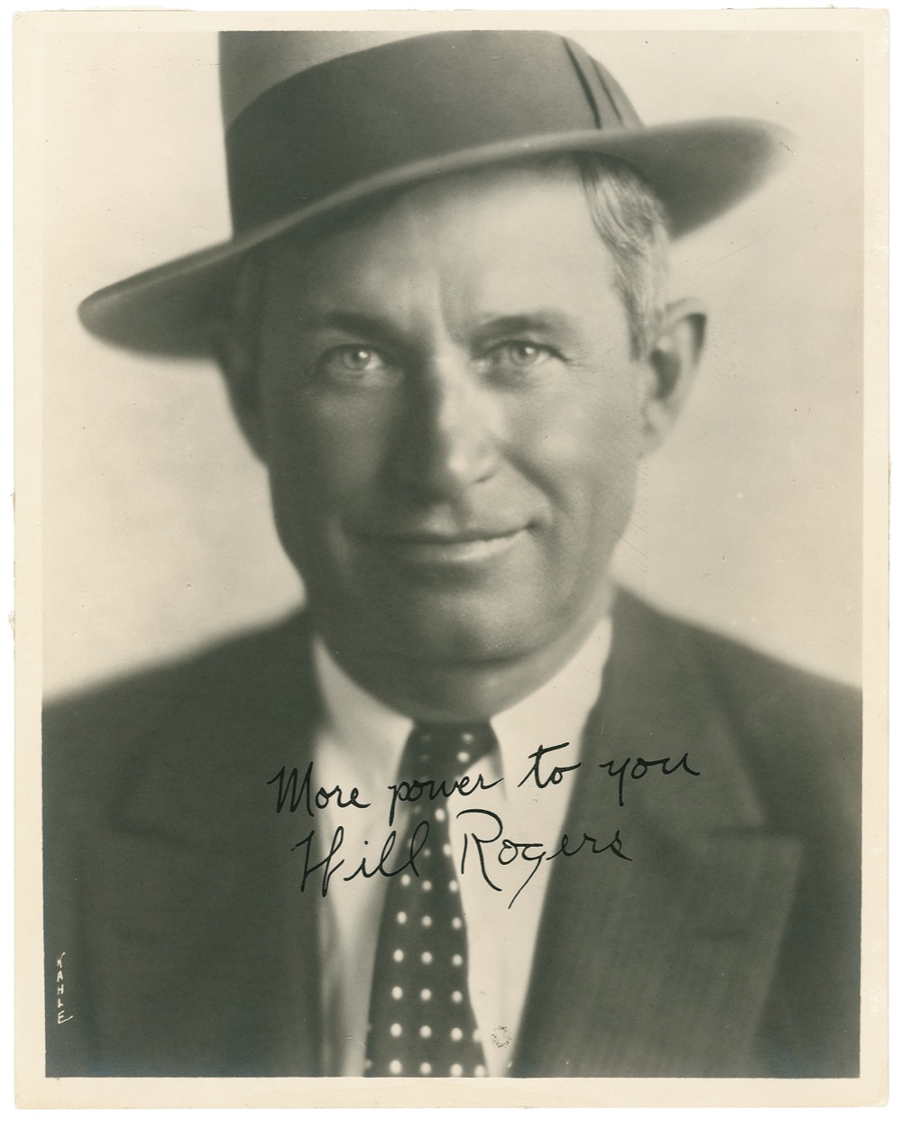 Lot #1023 Will Rogers