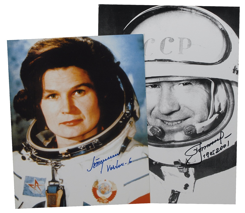 Lot #442 Valentina Tereshkova and Alexei Leonov