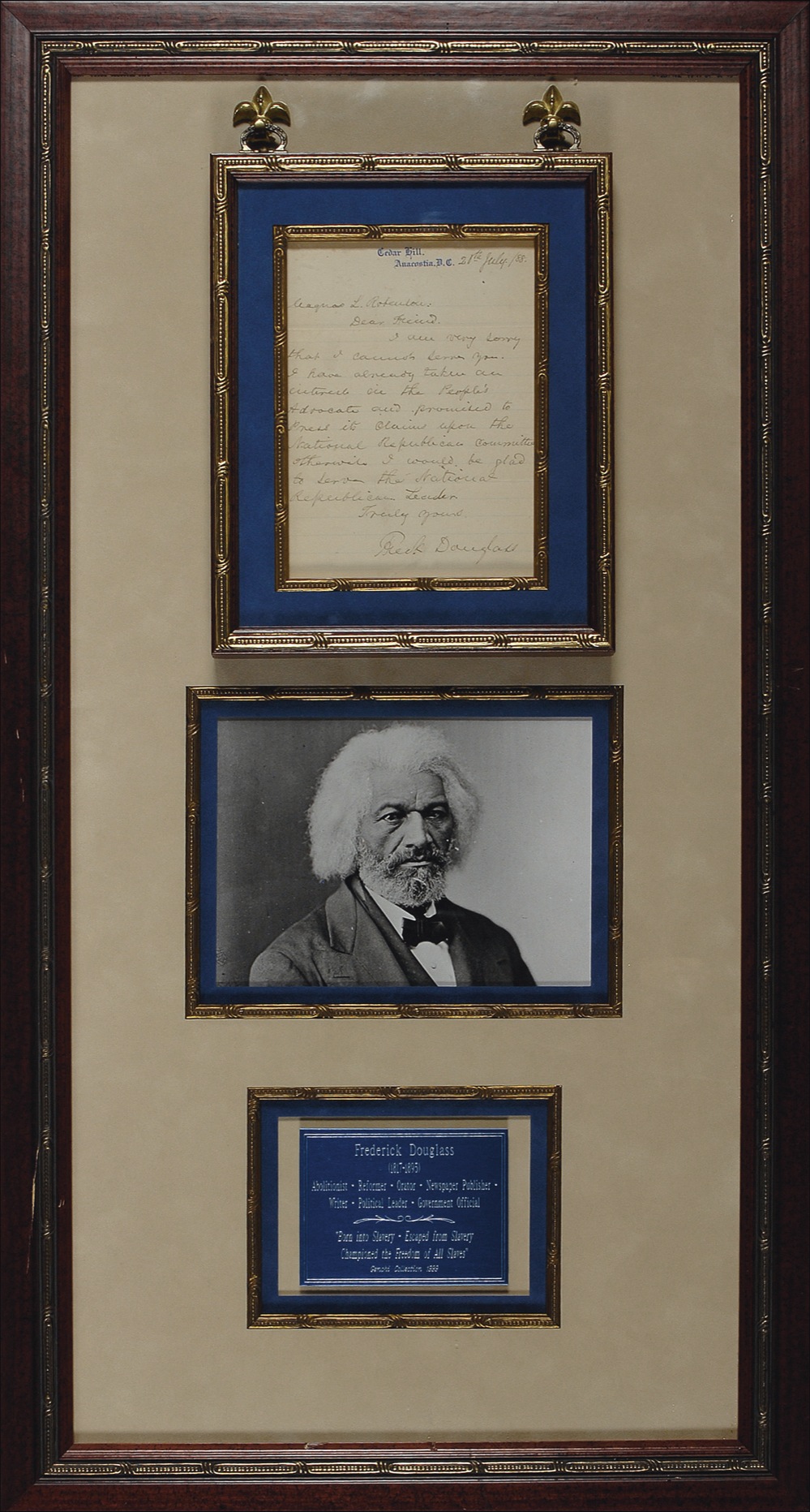 Lot #178 Frederick Douglass