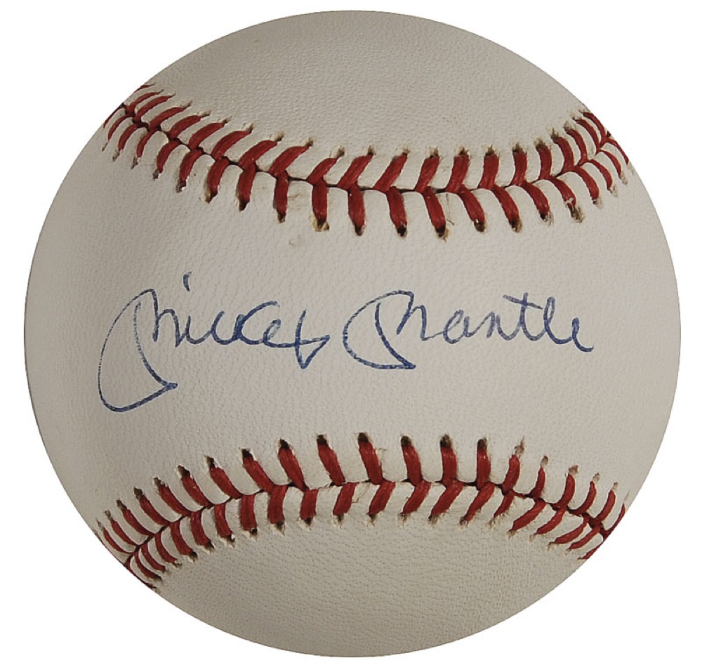 Lot #1308 Mickey Mantle