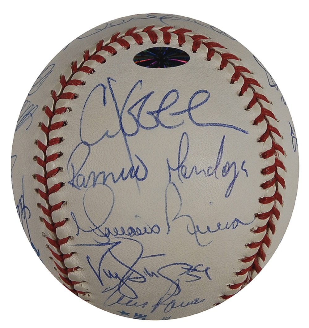 Yankees Andy Pettitte Mariano Rivera Bernie Williams signature