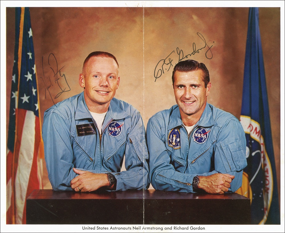 Lot #438 Neil Armstrong and Richard Gordon