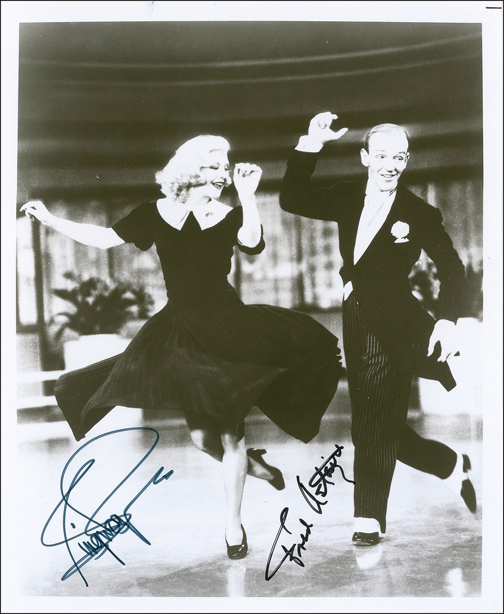 Lot #864 Fred Astaire and Ginger Rogers