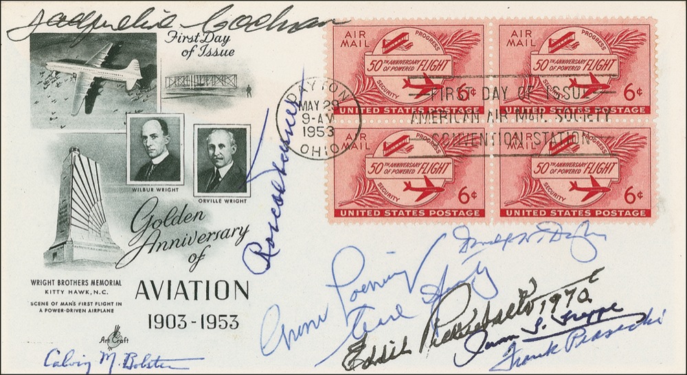 Lot #450 Aviation Hall of Famers