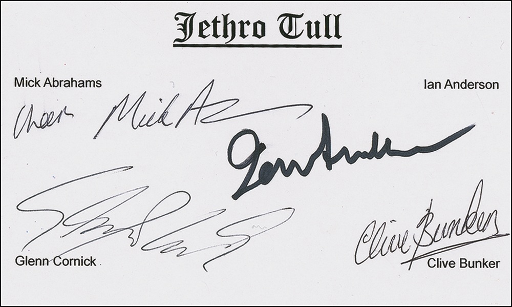 Lot #775 Jethro Tull