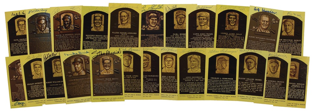 Lot #1095 Baseball Hall of Famers