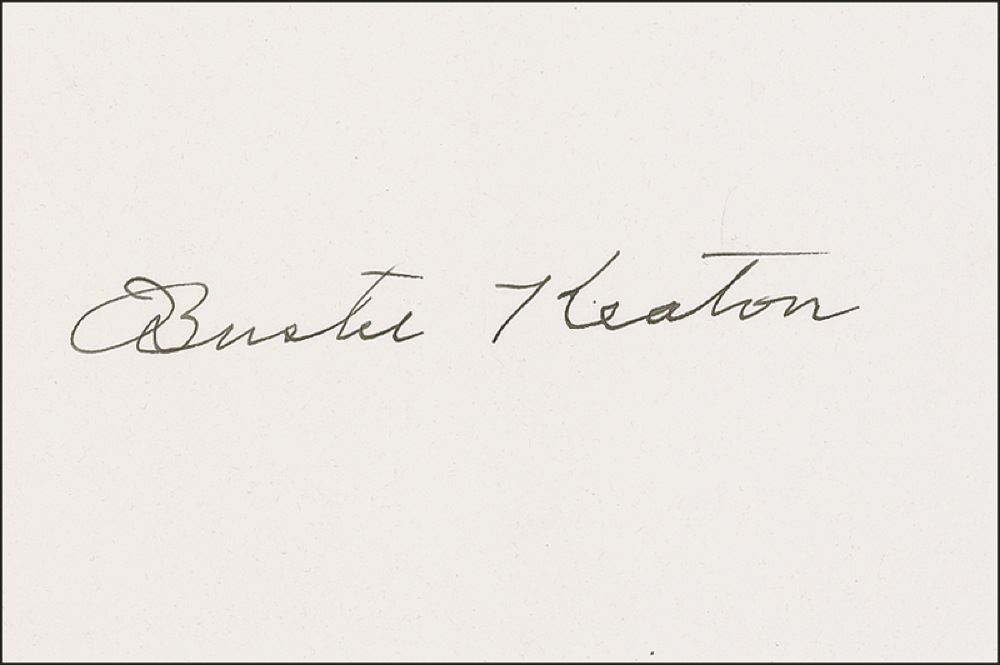 Lot #936 Buster Keaton