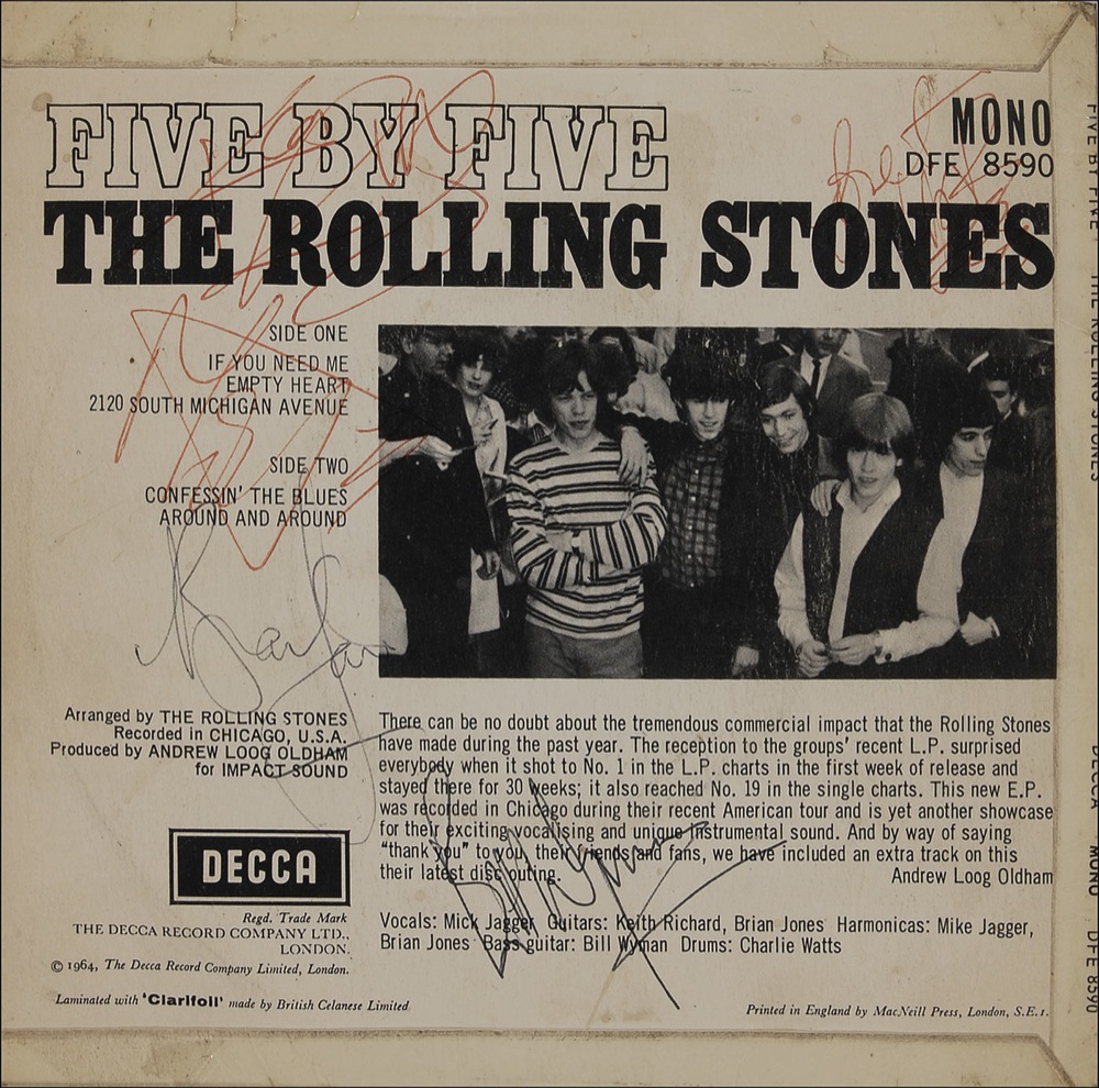 Lot #818 Rolling Stones