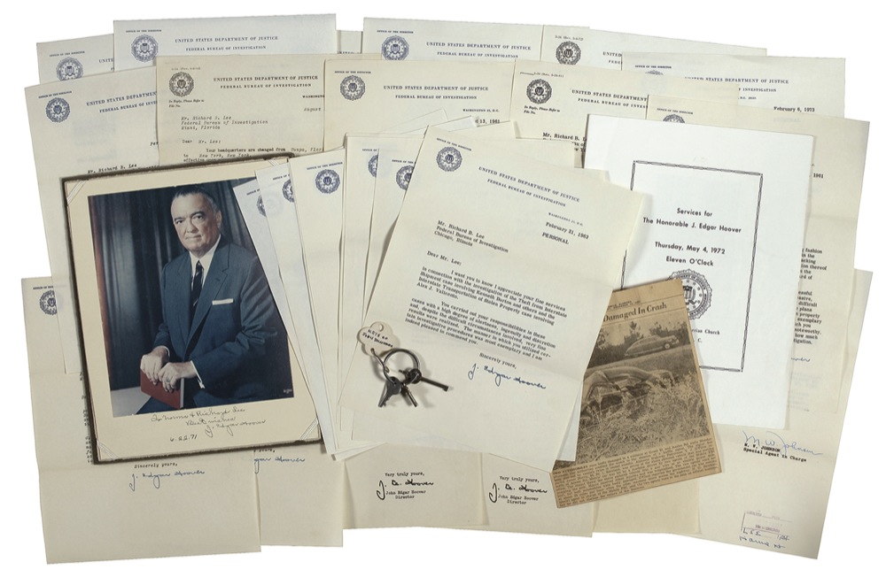 Lot #241 J. Edgar Hoover