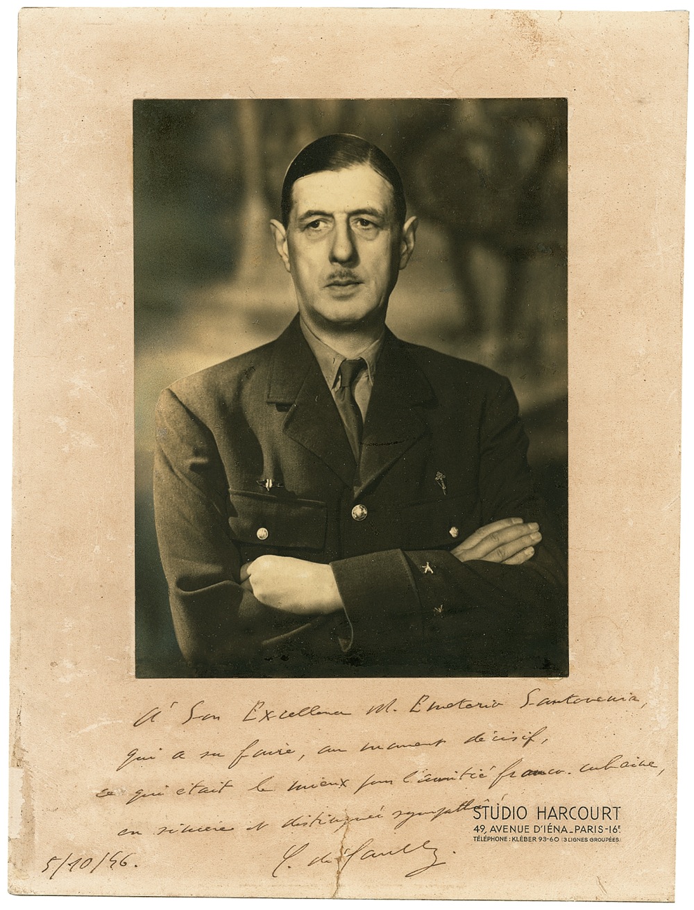 Lot #178 Charles de Gaulle