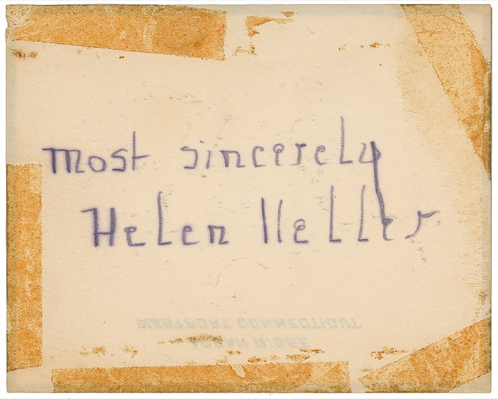 Lot #249 Helen Keller