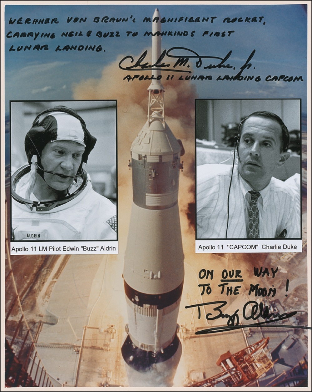 Lot #429 Apollo 11: Aldrin and Duke