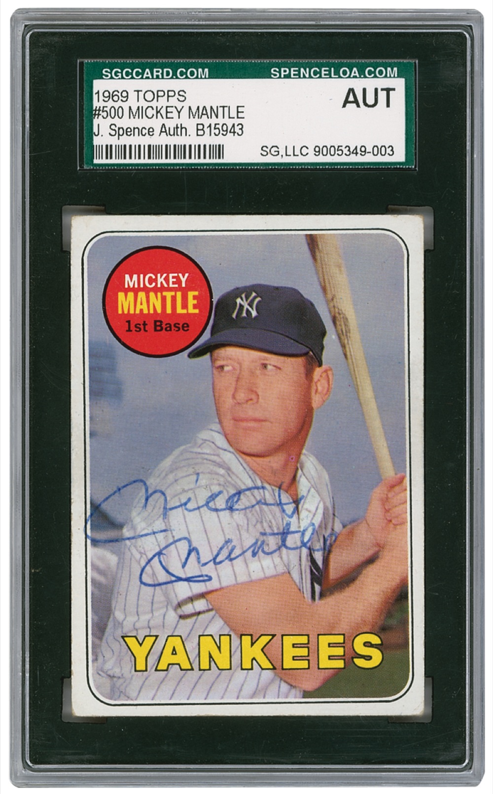 Lot #1188 Mickey Mantle