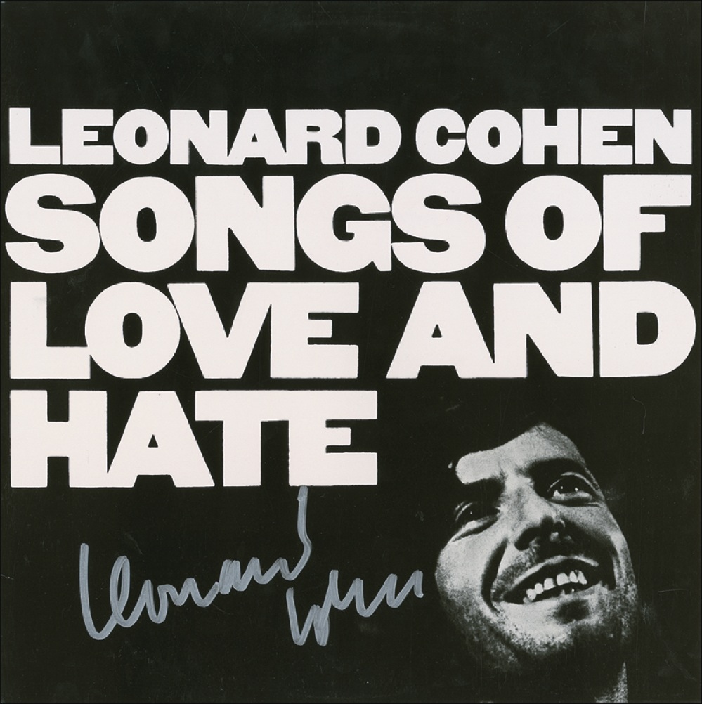 Lot #754 Leonard Cohen
