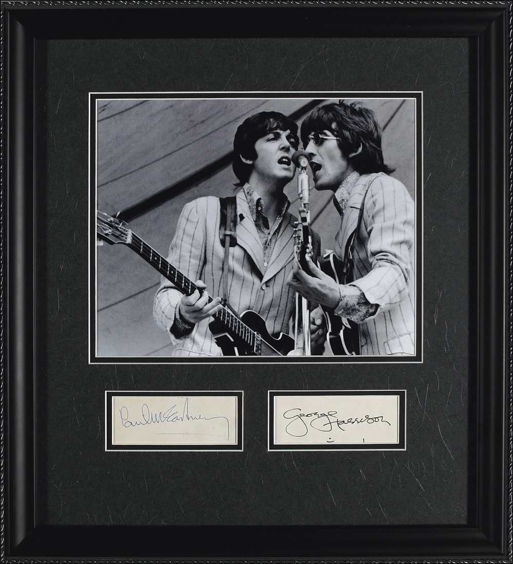Lot #730 Beatles: McCartney and Harrison