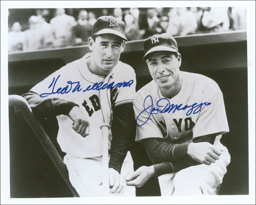 Lot #1339 Ted Williams and Joe DiMaggio