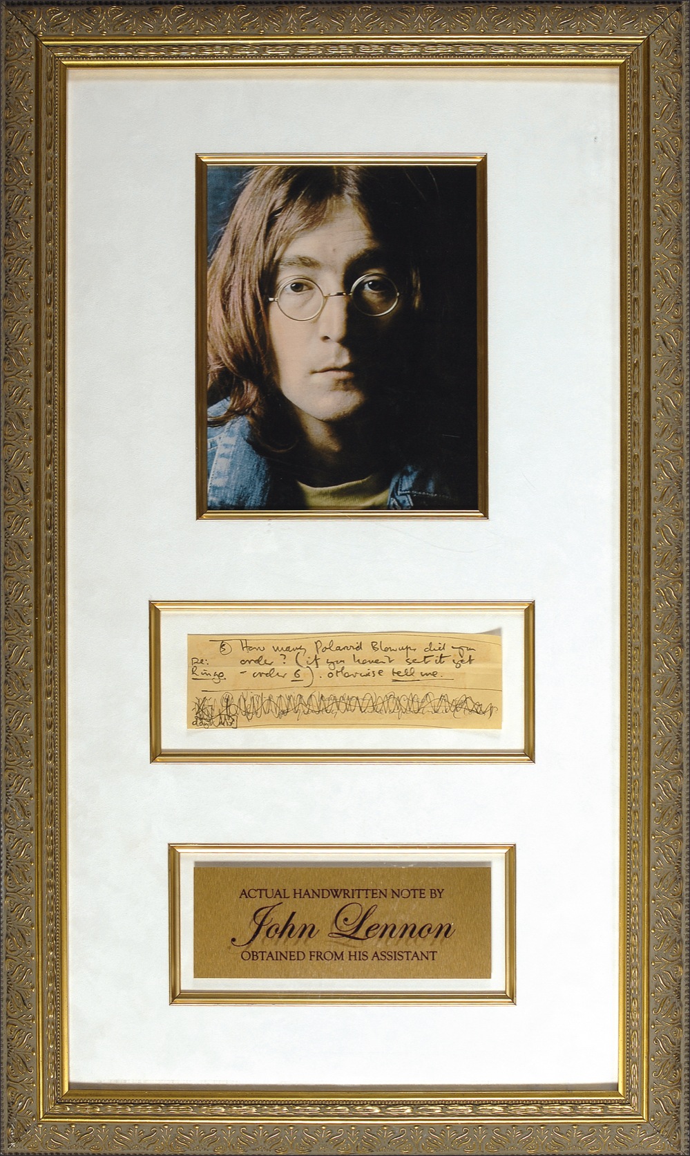 Lot #729 Beatles: John Lennon
