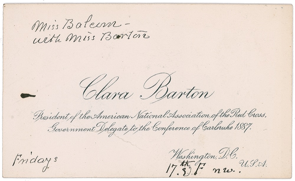 Lot #170 Clara Barton