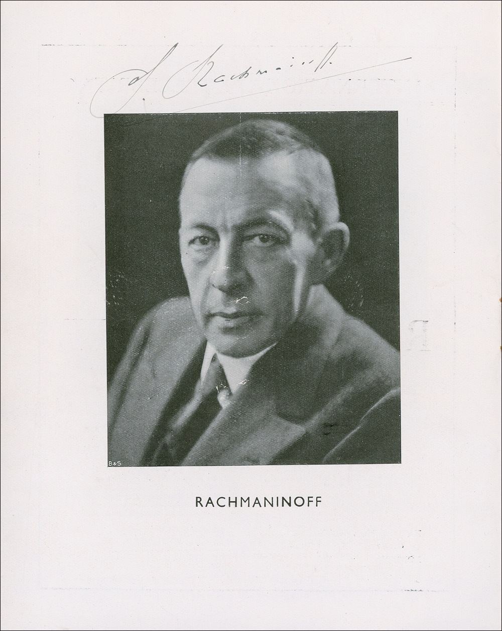 Lot #710 Serge Rachmaninoff