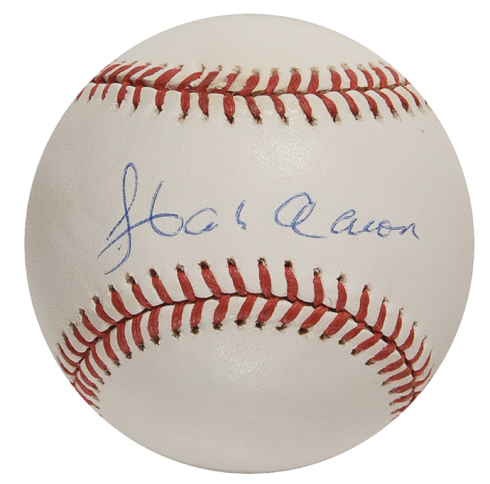 Hank Aaron  RR Auction