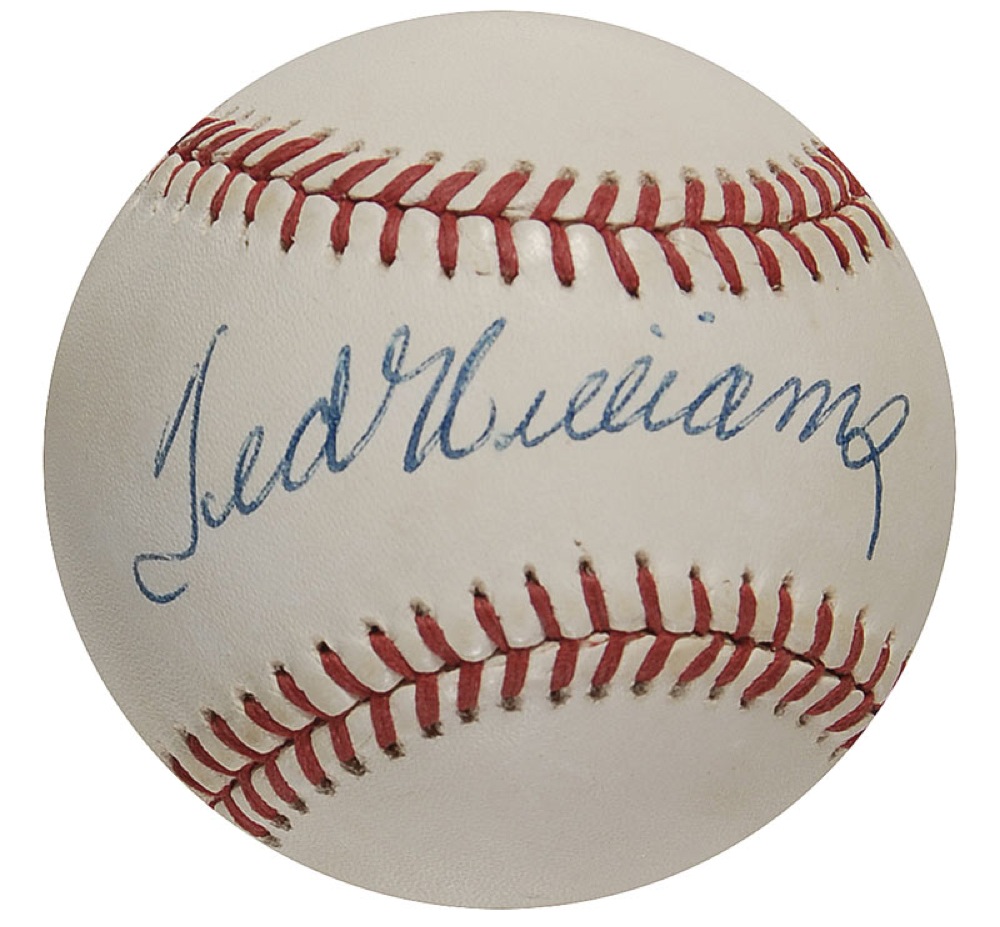 Lot #1369 Ted Williams