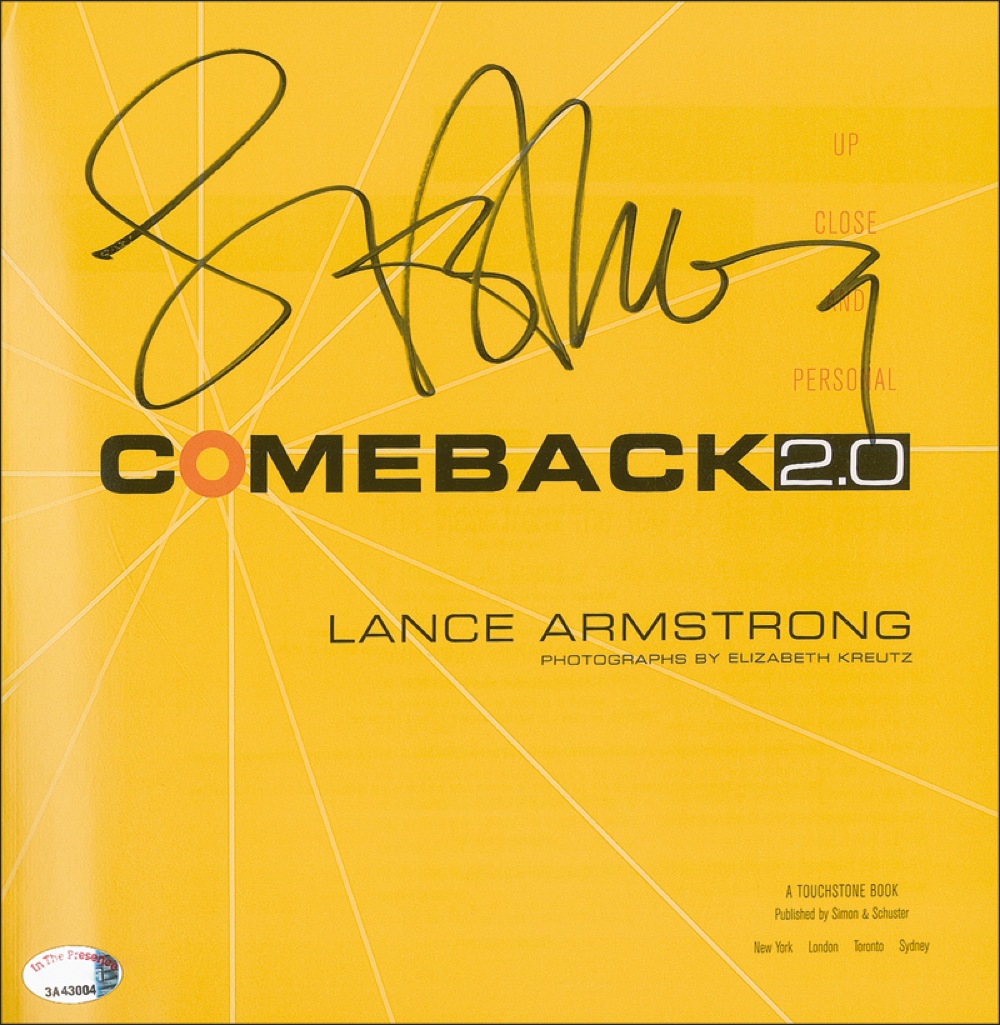 Lot #1083 Lance Armstrong