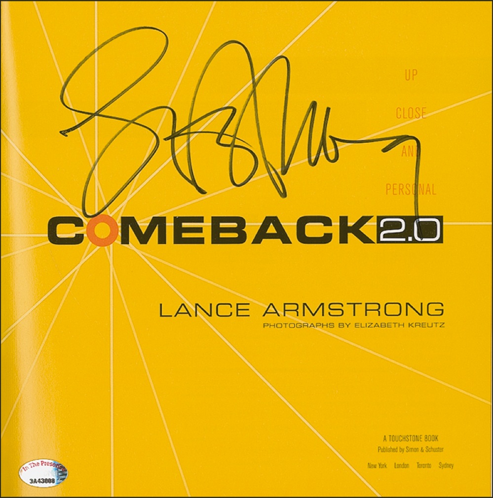 Lot #1113 Lance Armstrong