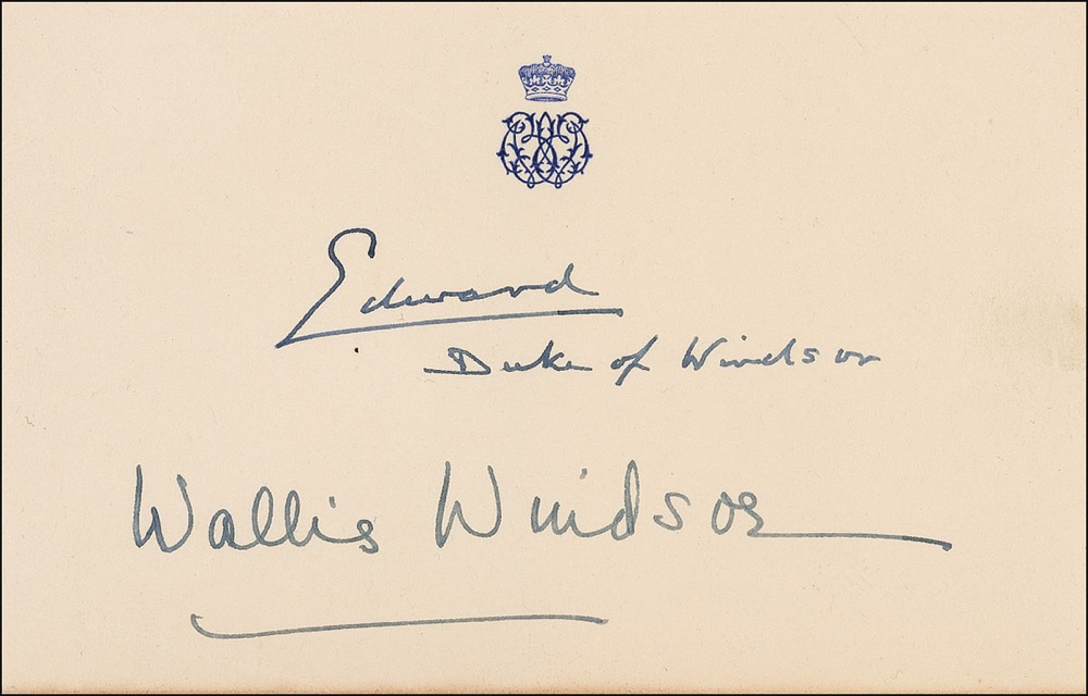 Lot #334 Duke and Duchess of Windsor
