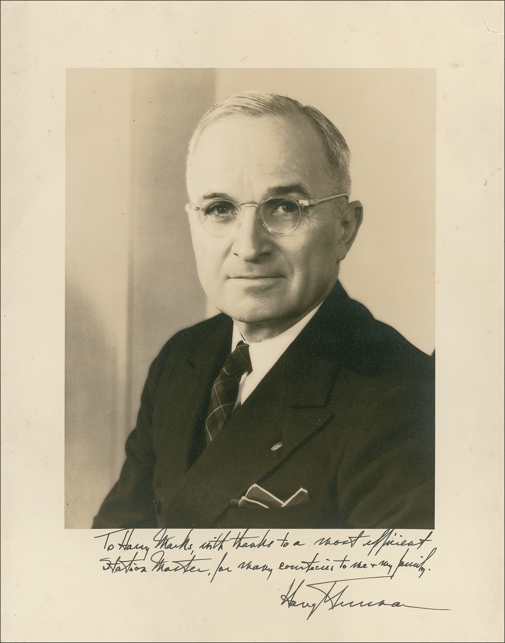 Lot #152 Harry S. Truman